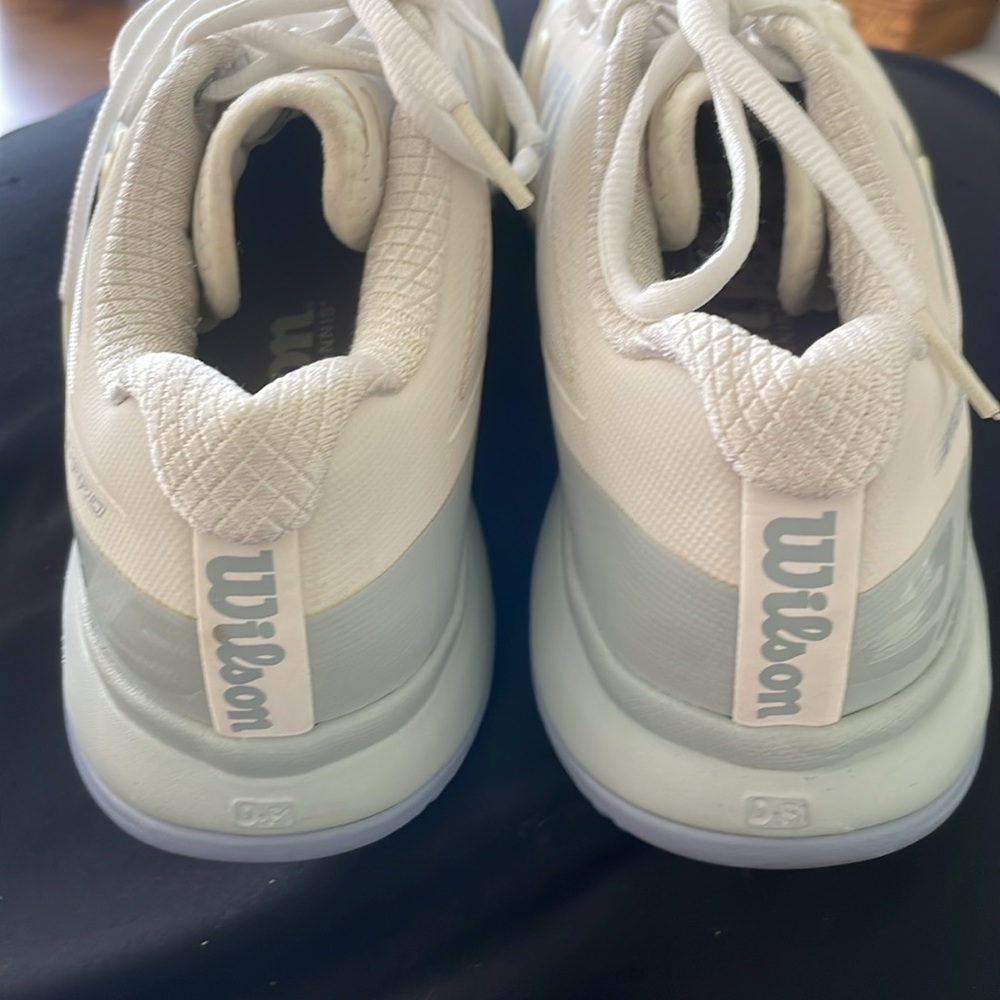 Wilson Women's White Athletic Tennis Shoes - Picture 7 of 12